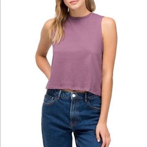 Richer Poorer Plum muscle tank
